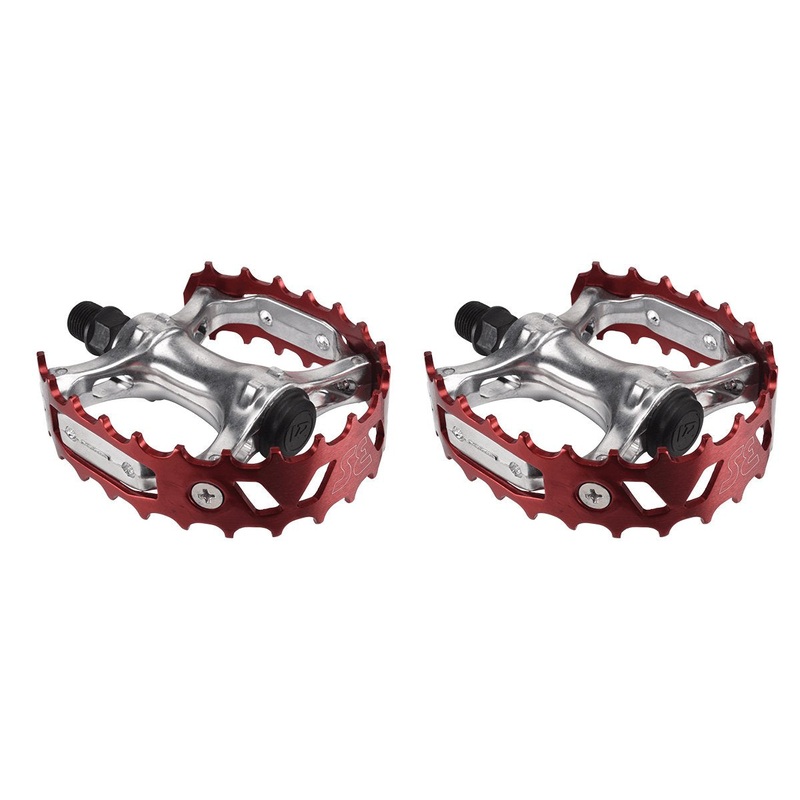 SE Bikes Bear Trap BMX Pedals – Red