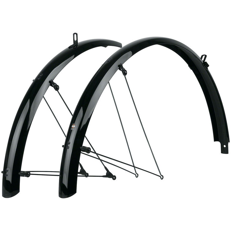 SKS B55 Bluemels Full Coverage Fender Set – 55mm, 700 x 38-47, Black