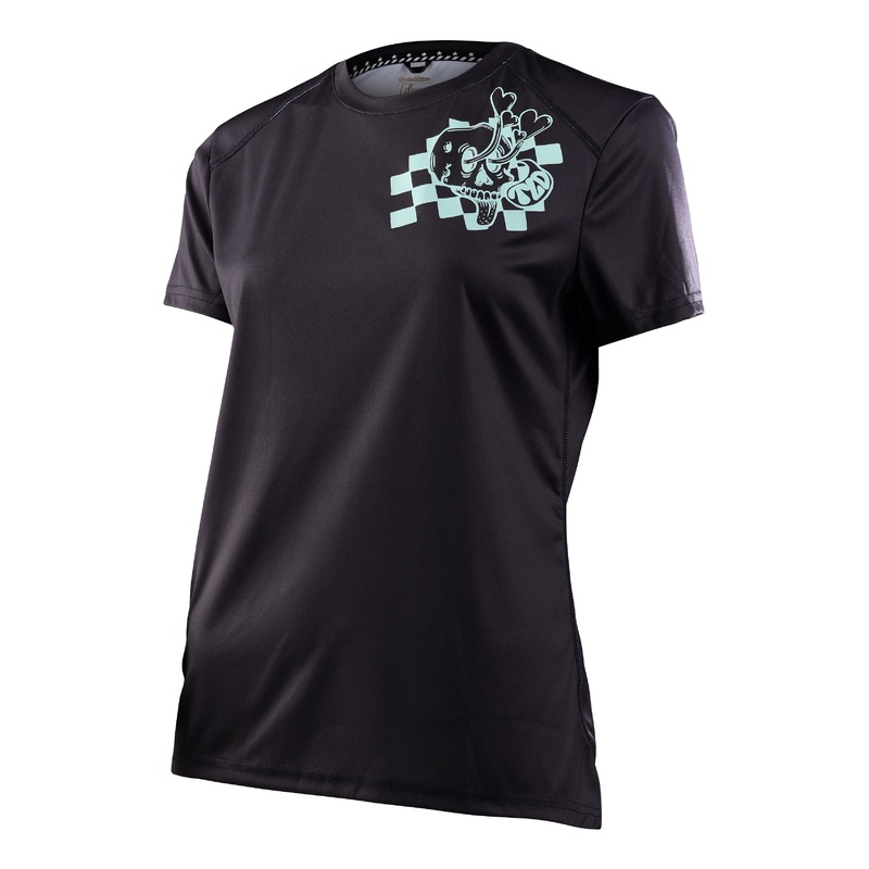 Troy Lee Designs Lilium Short Sleeve MTB Jersey – Womens – Micayla Gatto – Black