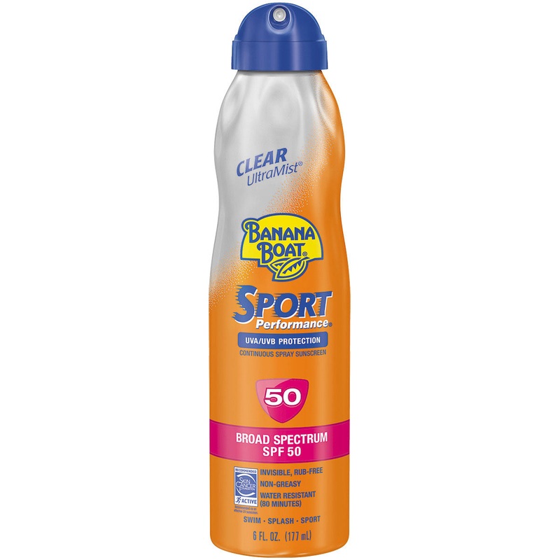 Banana Boat Sport Ultra Mist SPF 50 Sunscreen Spray – 6 oz for Ultimate Sun Protection