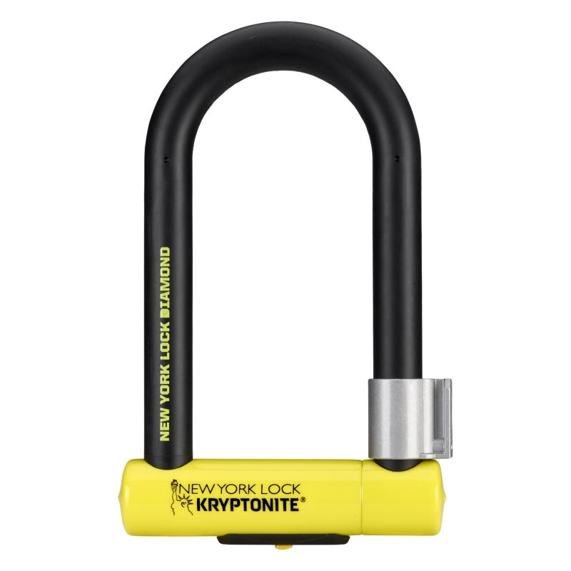 Kryptonite New York Diamond Standard U-Lock Key 204x95mm 8″x3.74″ Thickness in mm: 26mm Yellow