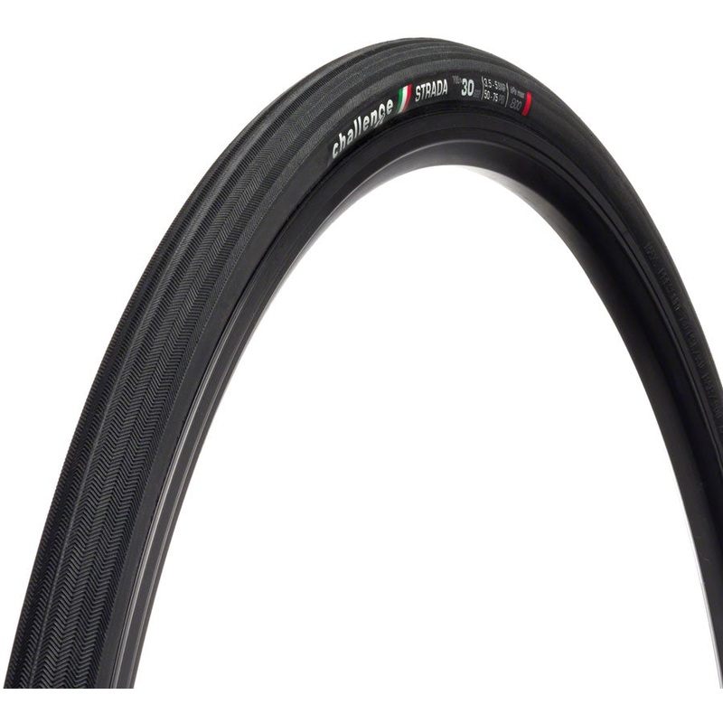 Challenge Strada Race Tire – 700 x 30 Clincher Folding Black