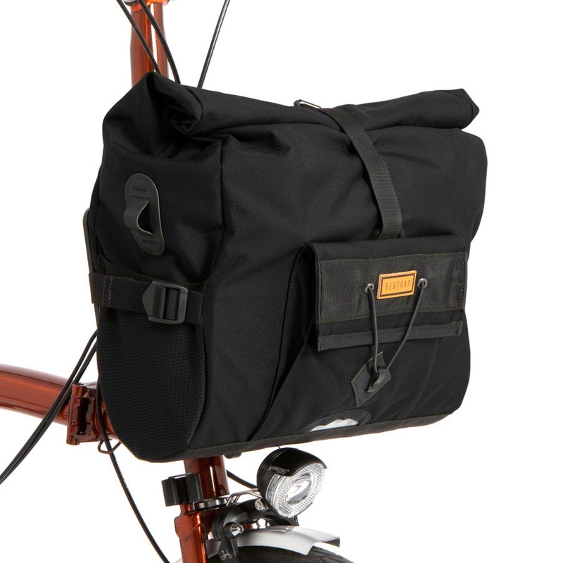 Restrap City Loader Handlebar Bag – Fits Brompton Mount 20L Black