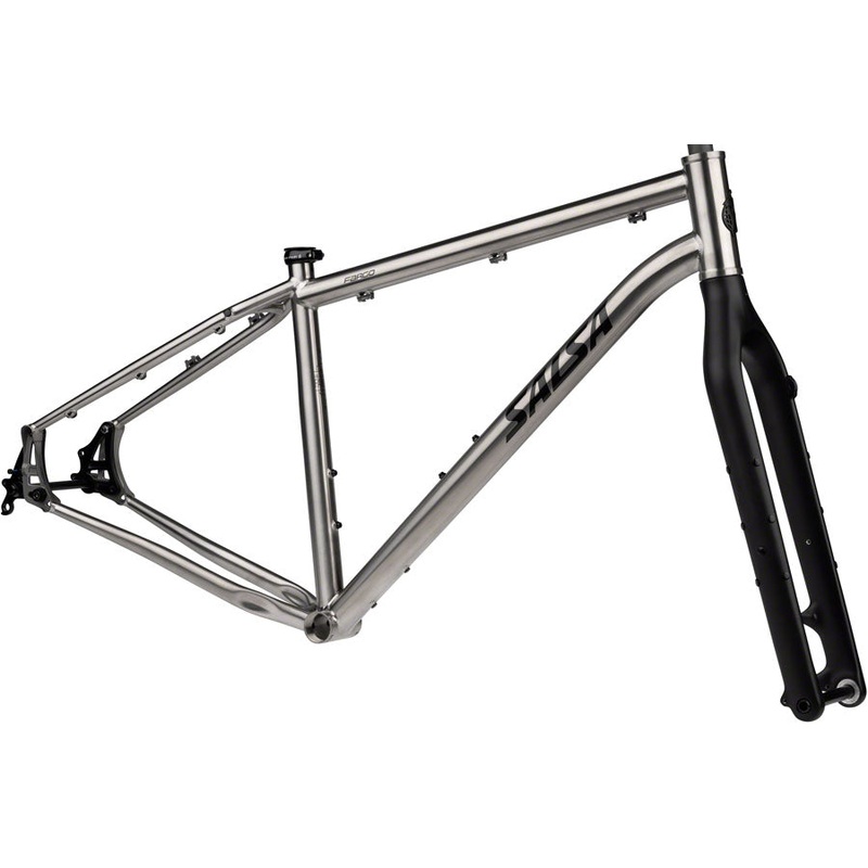 Salsa Fargo Ti Frameset – 29″ Titanium Raw Large