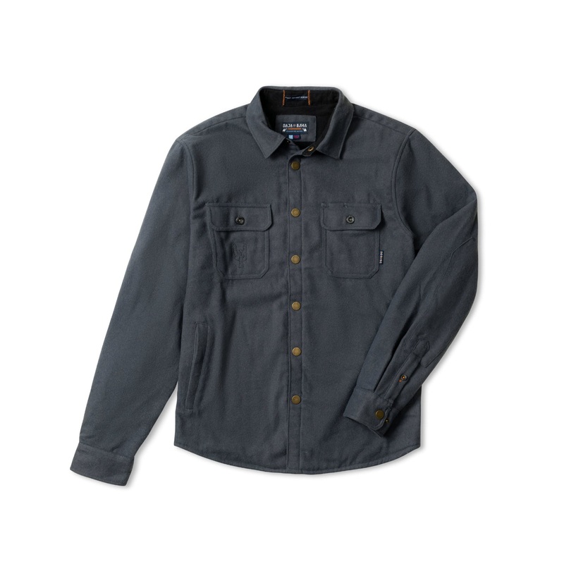 SNAP FRONT FLANNEL JACKET – POPPY