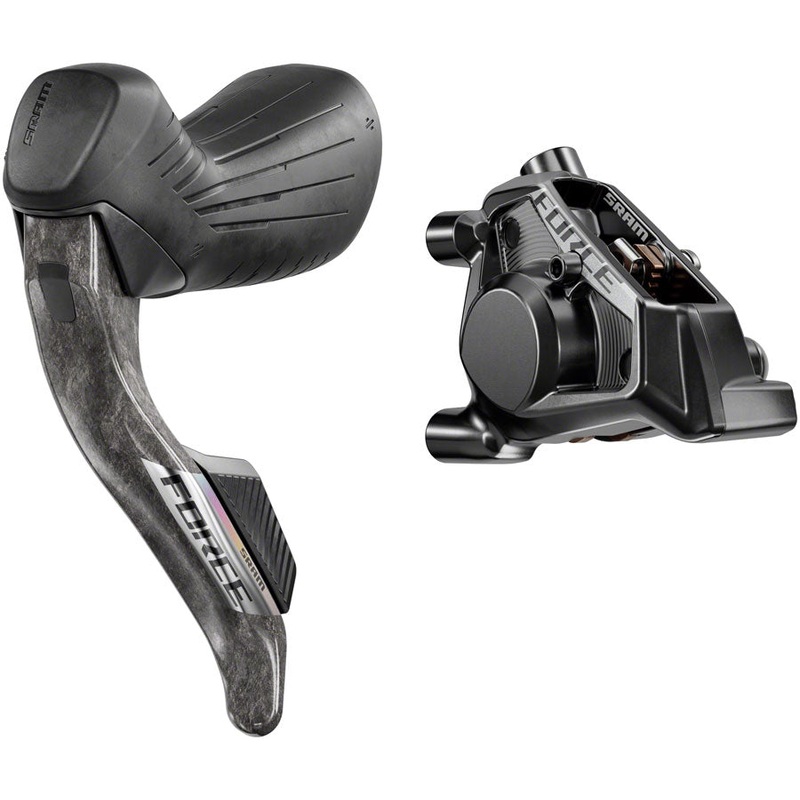SRAM Force eTap AXS HRD Shift/Brake Lever Hydraulic Disc Caliper – Left/Front Flat Mount 20mm Offset 950mm Hose BLK E1