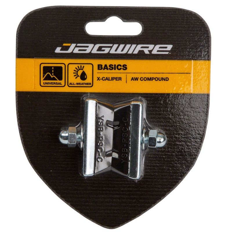 Jagwire Basics X-Caliper Brake Pads – Threaded Black Pair