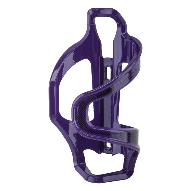 Lezyne Flow Cage SL Side Load Left Composite Purple Braze-on