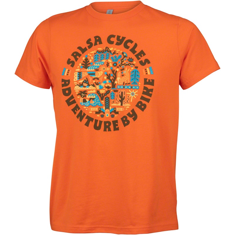 Salsa Planet Wild Kids T-Shirt – Orange Small