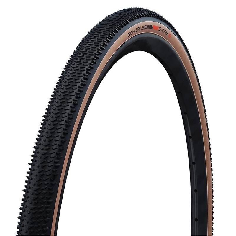 Schwalbe G-One R Pro Gravel Tire 28×1.70 Folding Tubeless Ready Addix Race V-Guard 67TPI Transparent Sidewall