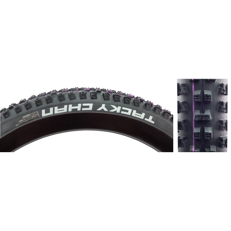 Schwalbe Tacky Chan Tire – 29 x 2.40 Tubeless Folding BLK Evolution Line Super Gravity Addix Ultra Soft E-50
