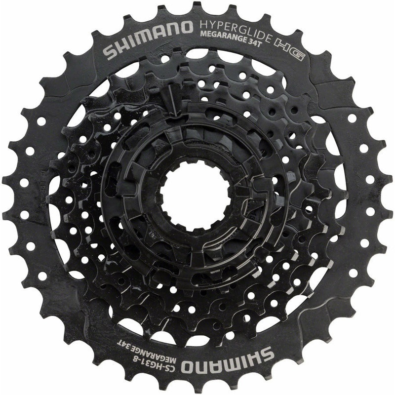 Shimano Altus CS-HG31 Cassette 8 Speed 11-34t Black Mega Range