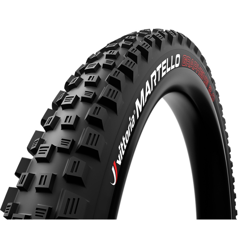 Vittoria Martello Tire – 27.5 x 2.6 Tubeless Folding BLK 4C Enduro 2-Ply G2.0
