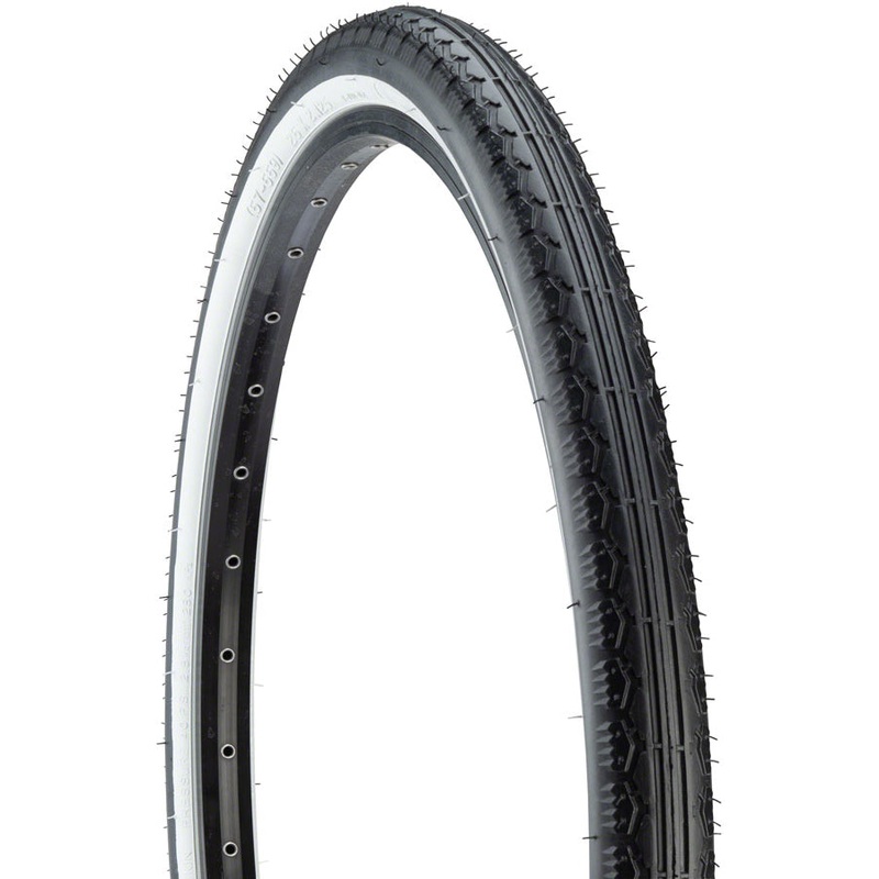 26×2.125 Kenda K130 Cruiser Tread Tire – Black w/ Whitewall