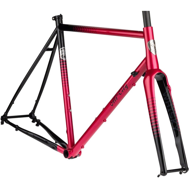 All-City Zig Zag Frameset – 700c, Steel, Sour Cherry Seltzer, 46cm