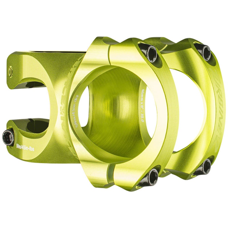 RaceFace Turbine R 35 Stem – 50mm, 35mm Clamp, +/-0, 1 1/8″, Green