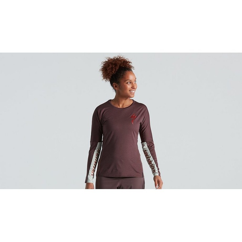Specialized trail air jersey ls wmn cast umber l