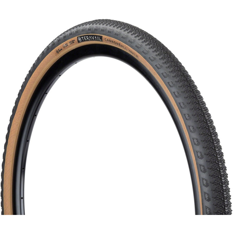 Teravail Cannonball Tire – 700 x 47 Tubeless Folding Tan Durable