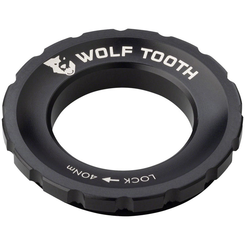 Wolf Tooth CenterLock Rotor Lockring – External Splined, Black