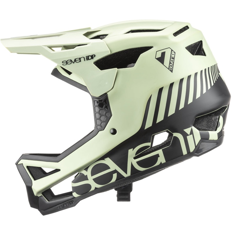 7 iDP Project 23 Fiberglass Full Face Helmet – Glacier Green-Black