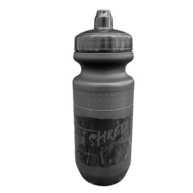 Dawn To Dusk Aqua Shred Bottle, Black/Clear – 21oz