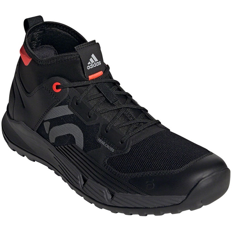 Five Ten Trailcross XT Flat Shoes – Mens Core BLK / Gray Four / Solar Red 8.5