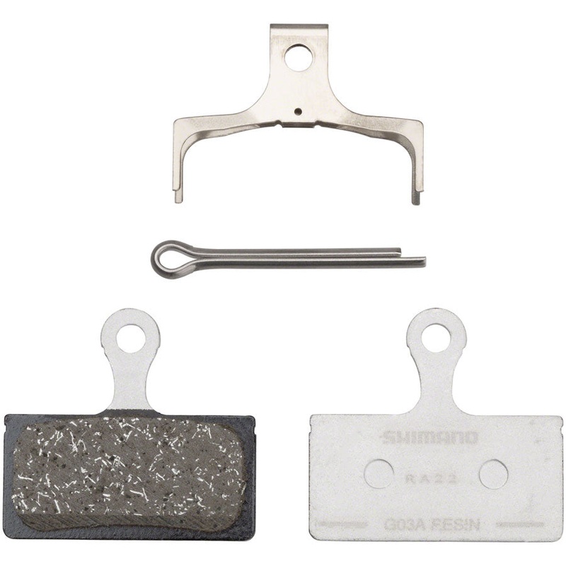 Shimano G05A-RX Disc Brake Pad and Spring – Resin Compound, Alloy Back Plate, One Pair