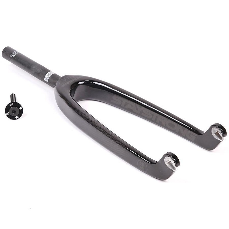 Stay Strong X Avian Versus Youth Carbon 20″ Race Forks – Gloss Black/ 1″