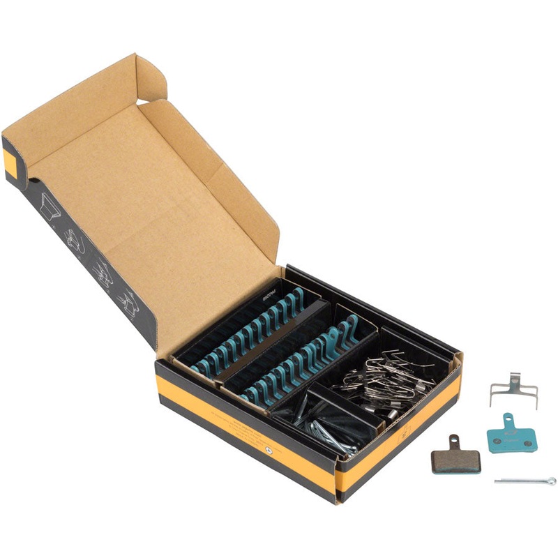 Jagwire Sport Organic Disc Brake Pads – Bulk Box, For Shimano Acera M3050, Alivio M4050, and Deore M515/M515-LA/M525/T615