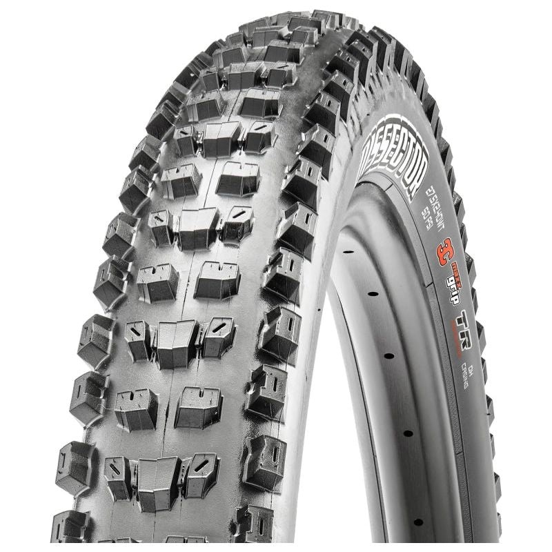 Maxxis, Dissector, Tire, 27.5”x2.40, Folding, Tubeless Ready, 3C Maxx Grip, Double Down, Wide Trail, 120TPI, Black