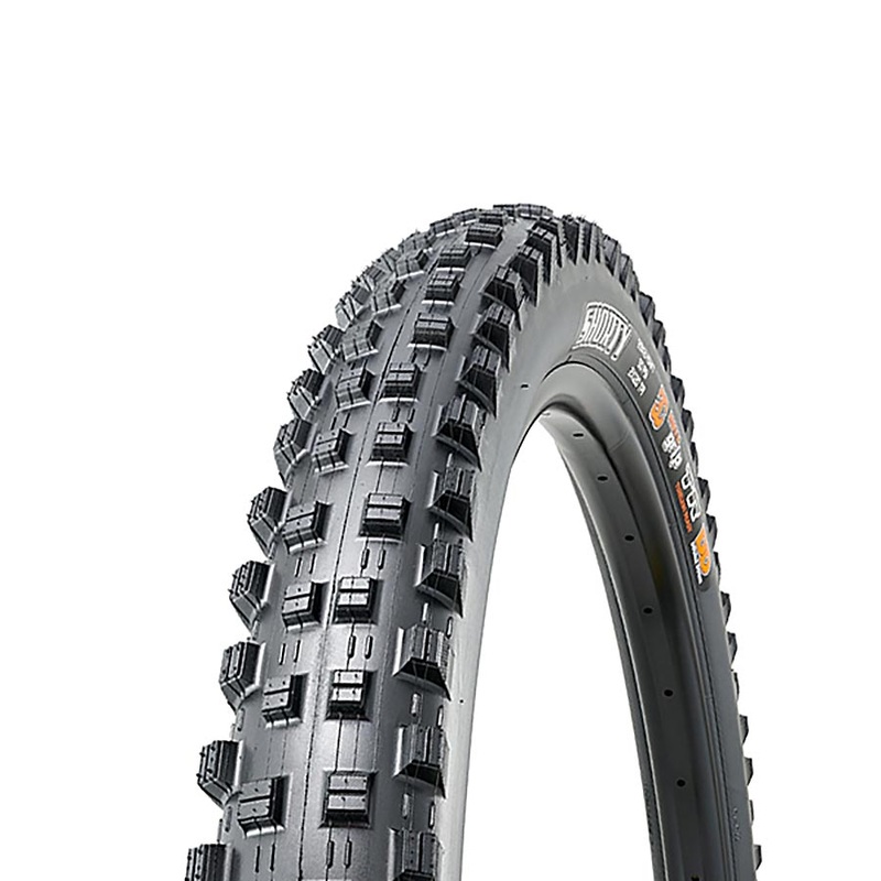 Maxxis Shorty Tire – 27.5 x 2.4 Tubeless Folding Black 3C Grip DH Wide Trail