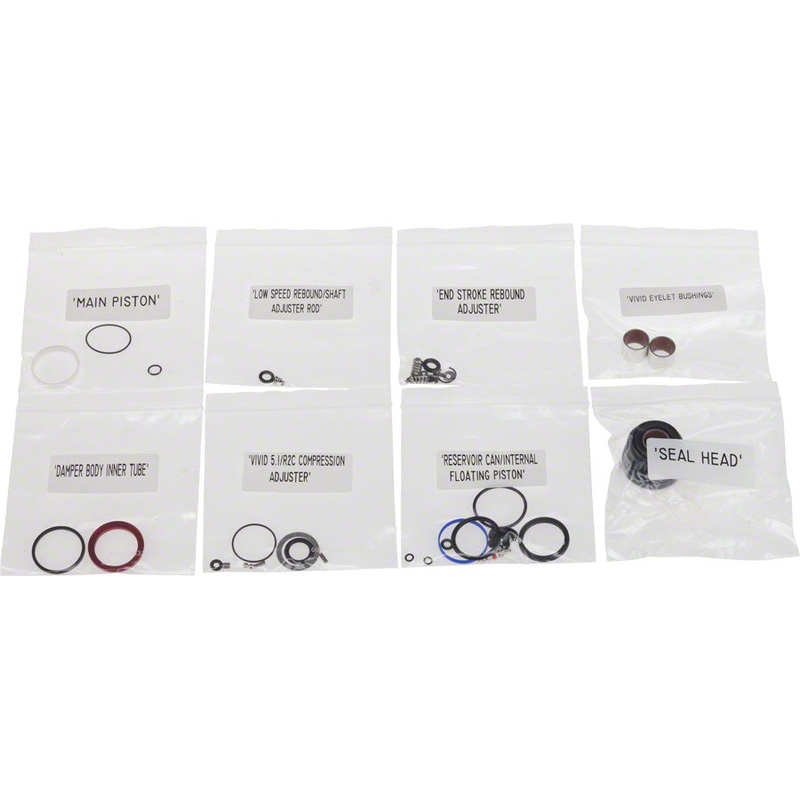 RockShox Rear Shock Service Kit, Full: 2011-2012 Vivid