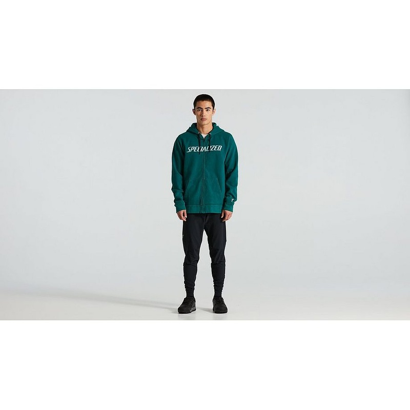 Specialized legacy wordmark zip-up hoodie men tropical teal s
