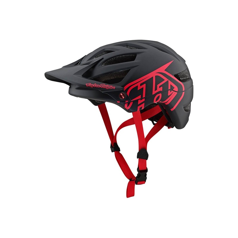 Troy Lee Designs A1 MTB Helmet – Drone – Black-Red – 2019