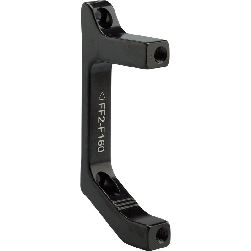 TRP FF2 Disc Brake Adapter – Front Flat Mount Fork to Post Mount Caliper For 160 mm Rotors Includes two M5x17mm Bolts
