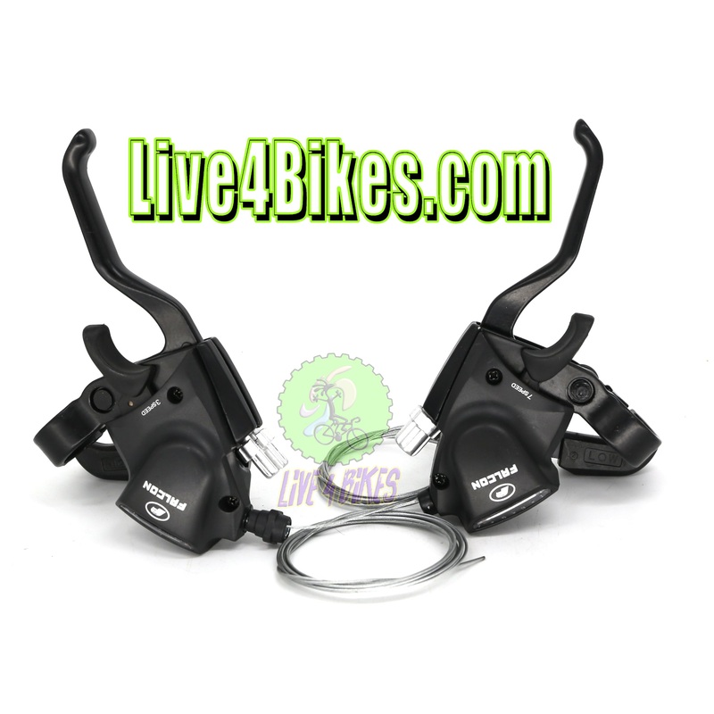 Falcon Shifter /Brake  Lever 3×8 Set – Live 4 Bikes