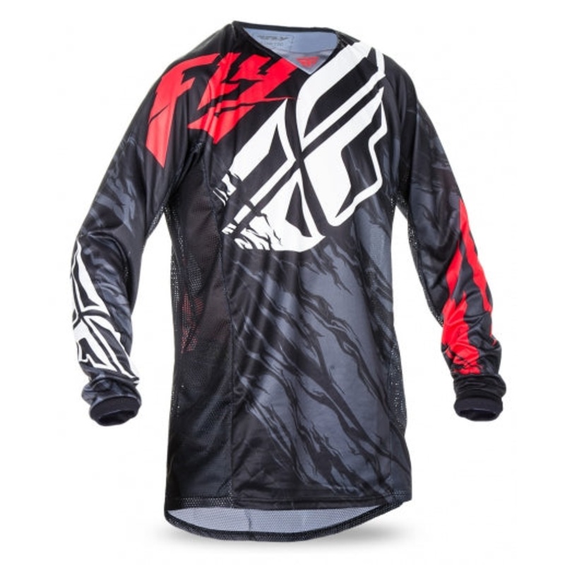 Fly Racing 2017 Relapse BMX Race Jersey-Black/Red