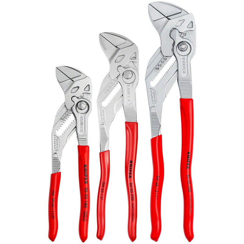 Knipex Pliers Wrench Set – 3 Piece 7″ 10″ 12″
