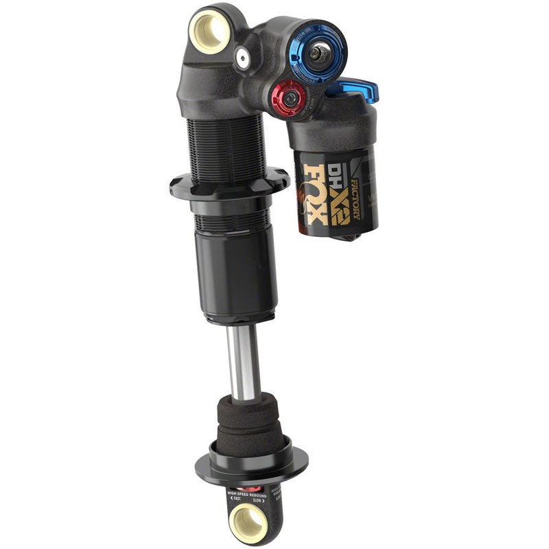 FOX DHX2 Factory Rear Shock – Standard 8.5 x 2.5″ 2-Position Lever Hard Chromoly Damper Shaft