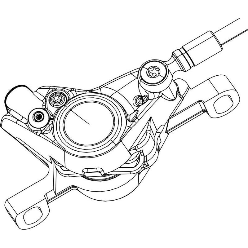 SRAM Replacement Red eTap HRD Caliper Post Mount Front/Rear Falcon Gray