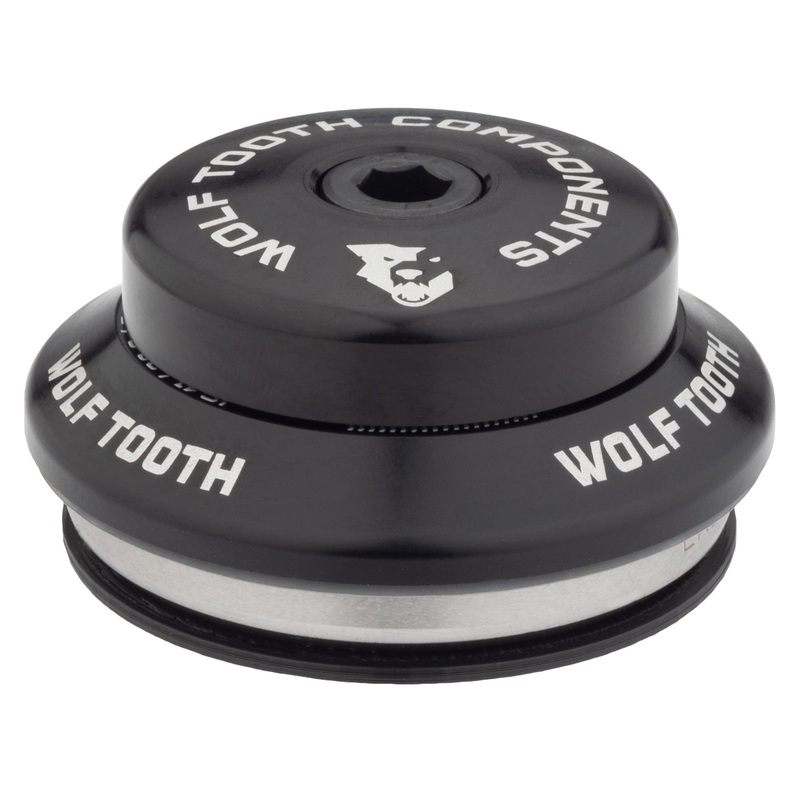 Wolf Tooth IS41 28.6 Upper Headset 7mm Stack Black Includes Stem Cap Star Nut