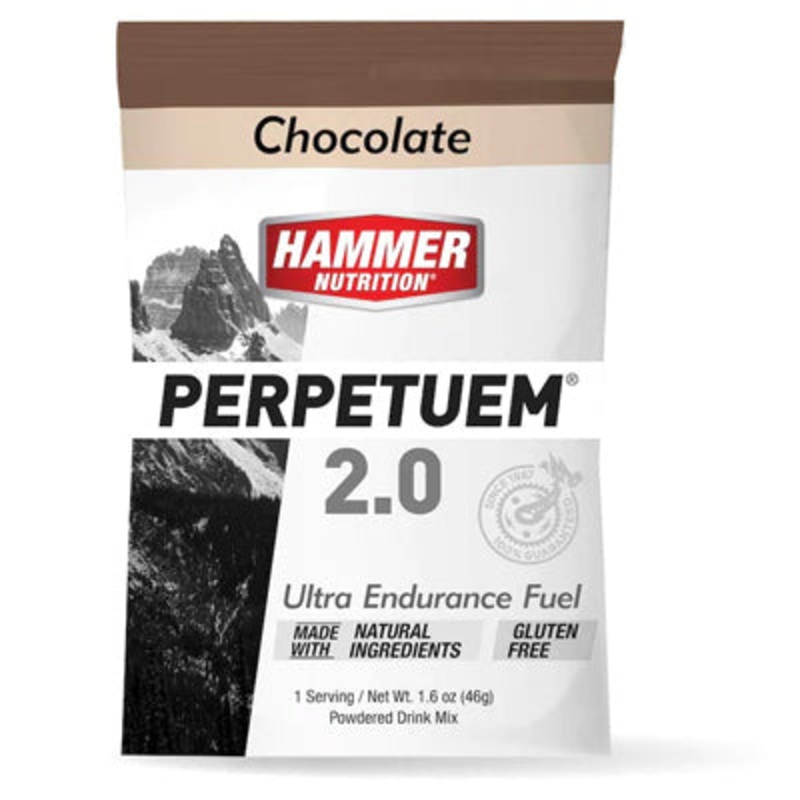 Hammer Perpetuem 2.0 Chocolate,12-Count,1-Srving Perpetuem 2.0 Hammer Nutrition Nutrition