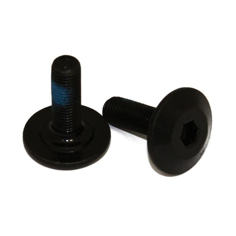 Large Head Crank Spindle Bolts – M8x1mm – Black
