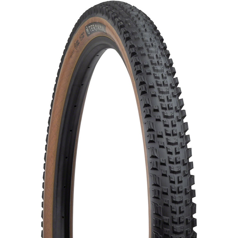 Teravail Ehline Tire – 29 x 2.5, Tubeless, Folding, Tan, Durable, Fast Compound