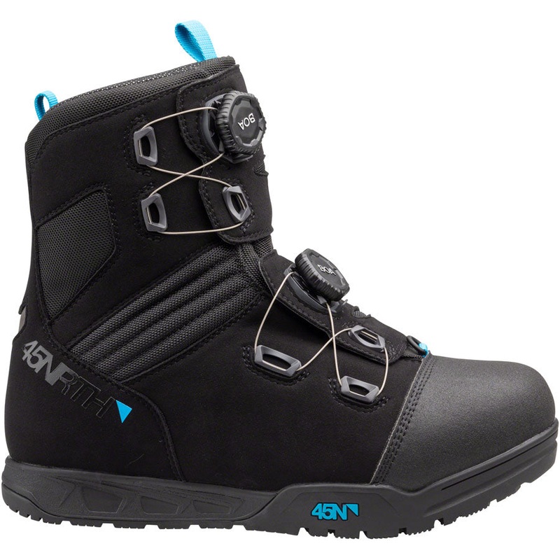 45NRTH Wolfgar Cycling Boot – Black/Blue Size 40
