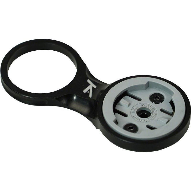 K-EDGE Fixed Stem Mount for Wahoo Bolt and ELEMNT Computers: Black
