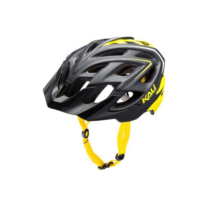 Kali Chakra Plus Sonic MTB Helmet – Matt Black-Yellow