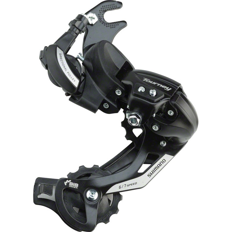 Shimano Tourney RD-TY500-SGS Rear Derailleur – 67 Speed Long Cage BLK Dropout Claw Hanger