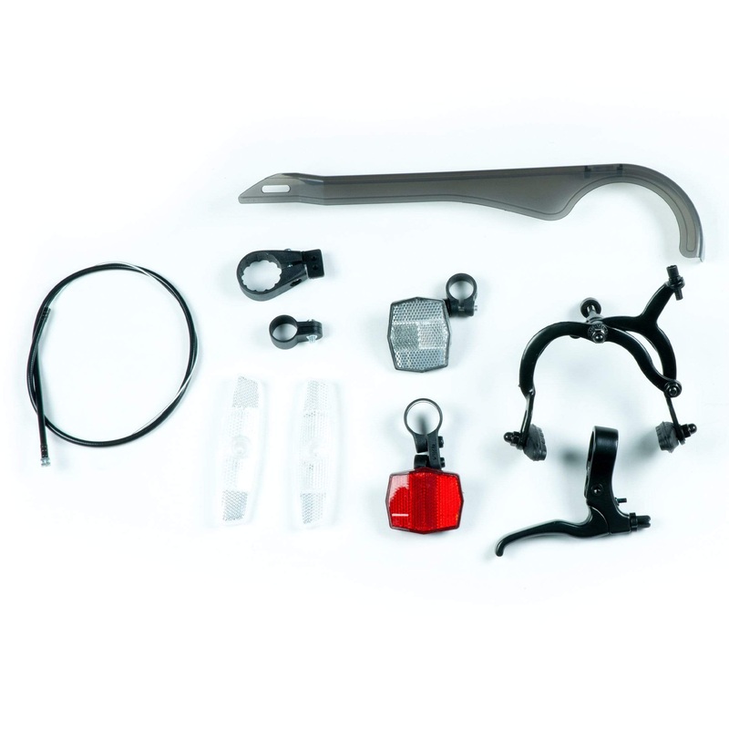 Tall Order BMX Bike Road Safety Kit Reflectors and Front Brake