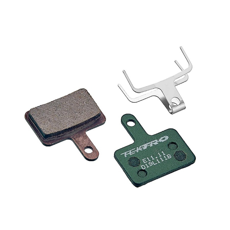 Tektro E11.11 Disc Brake Pad – Organic Compound 5mm Thickness For 2-Piston Brake Calipers Green